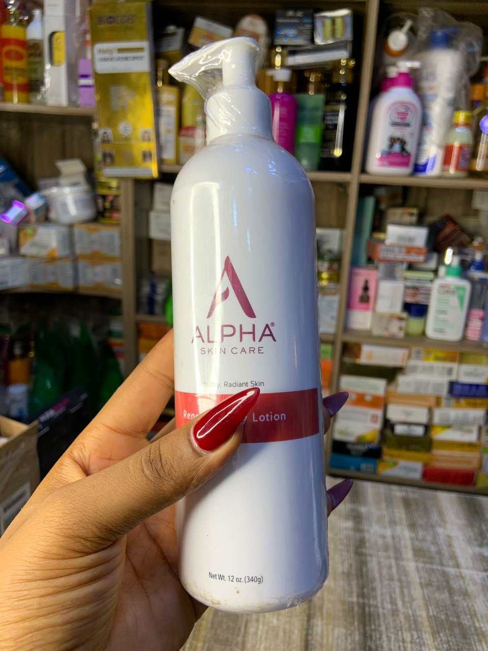 Alpha skin care lotion